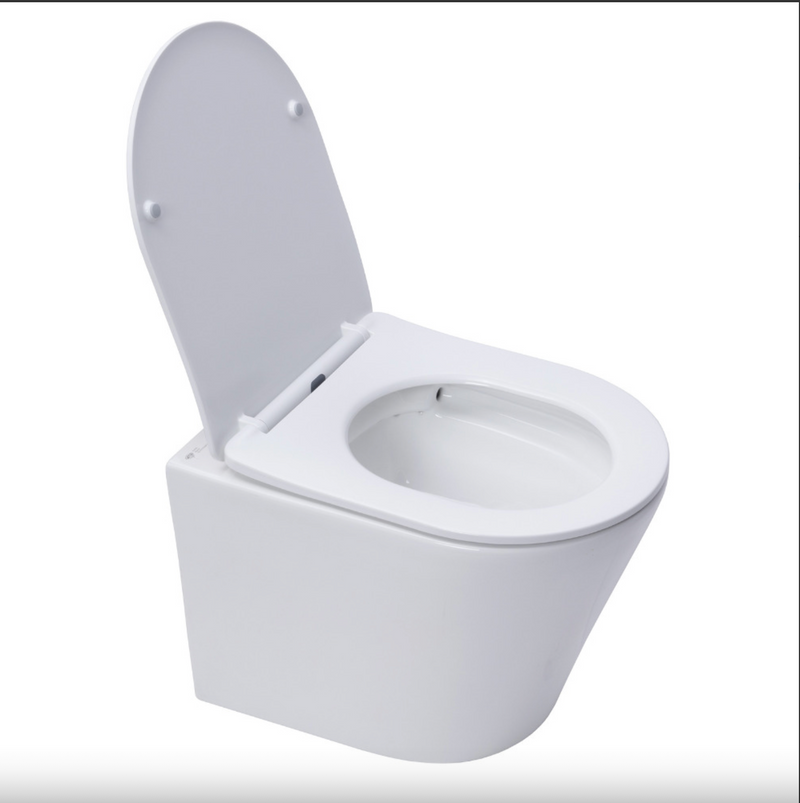 Grohe Pack WC Bâti autoportant + WC Swiss Aqua Technologies Infinitio sans bride + Plaque chrome (ProjectInfinitio-1)