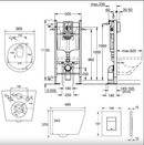 Grohe Pack WC Bâti autoportant + WC Swiss Aqua Technologies Infinitio sans bride + Plaque chrome (ProjectInfinitio-1)