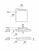 Ensemble Meuble Salle de Bain - ùnico - flow.80 - {{L'entrepôt du bricoleur }}