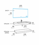 Ensemble Meuble Salle de Bain - ùnico - epsilon.120 - {{L'entrepôt du bricoleur }}