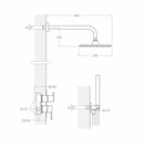 Ensemble de douche encastrable | Ramon Soler | Salle de bain - {{L'entrepôt du bricoleur }}