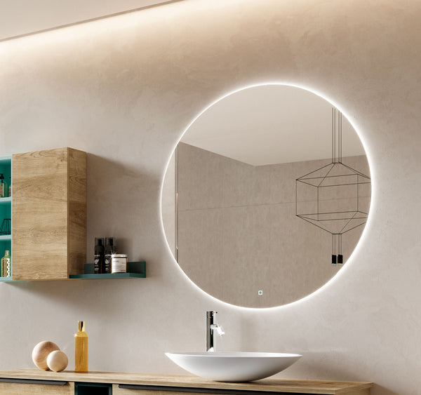 Miroir avec éclairage LED | Coycama | Verona_rond.led | Salle de Bain - {{L'entrepôt du bricoleur }}