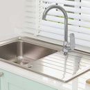 Mitigeur d'évier chromé New Fly avec bec pivotant | Ramon Soler | Cuisine - {{L'entrepôt du bricoleur }}