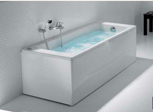 Baignoire acrylique rectangulaire livrée avec pieds réglables | Roca - Easy| salle de bain - {{L'entrepôt du bricoleur }}
