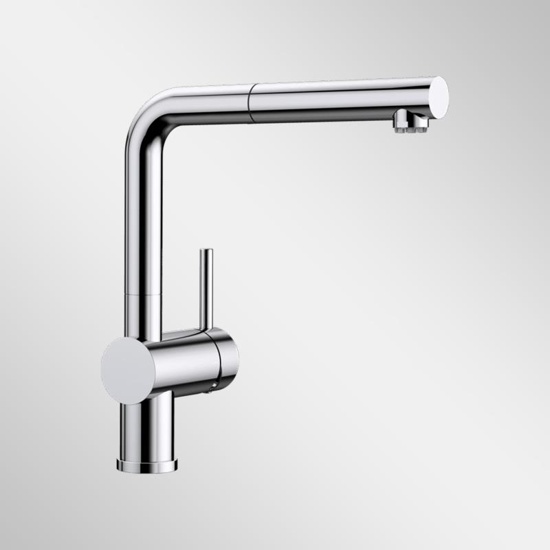 Blanco Linus-S-F Robinetterie de cuisine monocommande, avec bec extractible, pour montage devant fenêtre - {{L'entrepôt du bricoleur }}