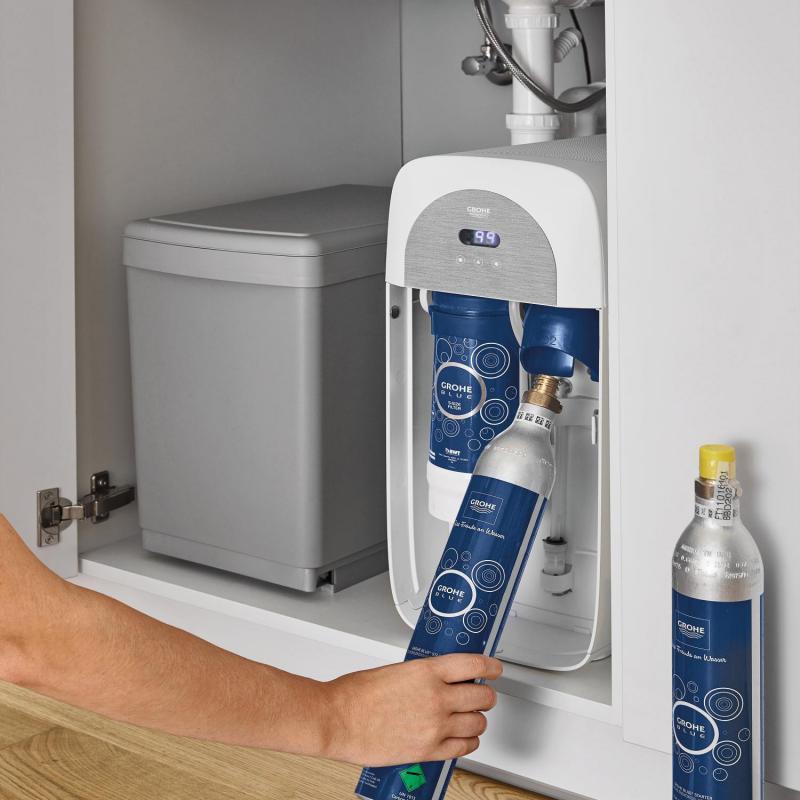 NOUVEAUX Robinet à eau gazeuse bec en L extractible | Grohe | Cuisine - {{L'entrepôt du bricoleur }}