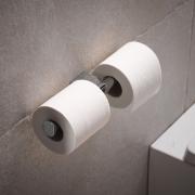 Porte-rouleau de papier toilette double | Keuco | Accessoires Salle de bain - {{L'entrepôt du bricoleur }}