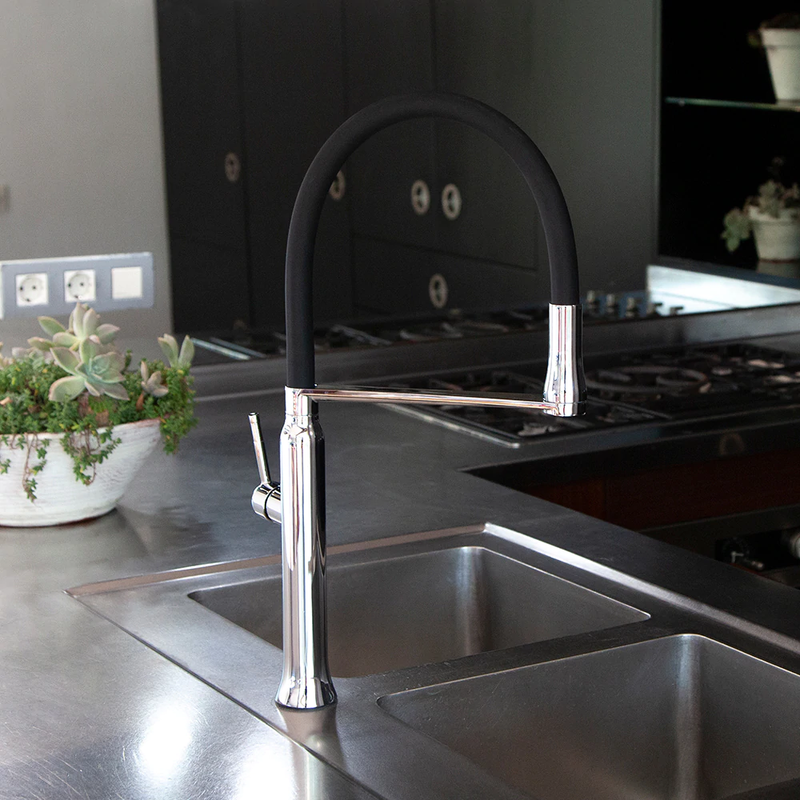 Mitigeur évier monocommande chrome | Ramon soler | Cuisine - {{L'entrepôt du bricoleur }}