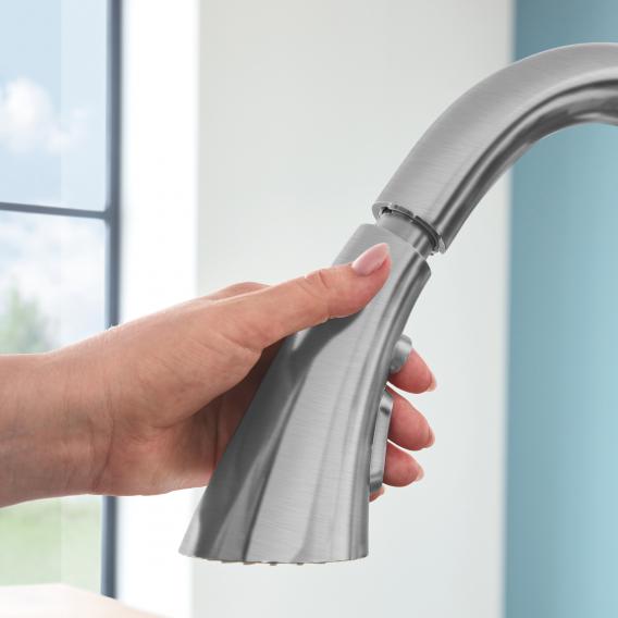 Mitigeur d’évier monocommande supersteel | Grohe | Cuisine - {{L'entrepôt du bricoleur }}