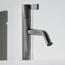 Robinetterie de lavabo sans garniture de vidage, longueur : 115 mm, acier inoxydable brossé | LAUFEN | salle de bain - {{L'entrepôt du bricoleur }}