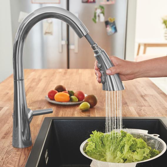 Mitigeur d’évier monocommande supersteel | Grohe | Cuisine - {{L'entrepôt du bricoleur }}