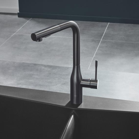 Mitigeur évier avec douchette double extractible | Grohe | Cuisine - {{L'entrepôt du bricoleur }}