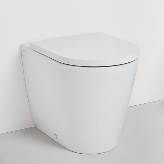 Toilettes au sol, à fond creux, sans bride | Kartell by LAUFEN | salle de bain - {{L'entrepôt du bricoleur }}