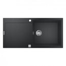 Évier de cuisine avec égouttoir, réversible noir granit Grohe K500 | Grohe | Cuisine - {{L'entrepôt du bricoleur }}