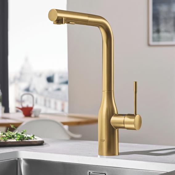 Mitigeur évier avec douchette double extractible | Grohe | Cuisine - {{L'entrepôt du bricoleur }}