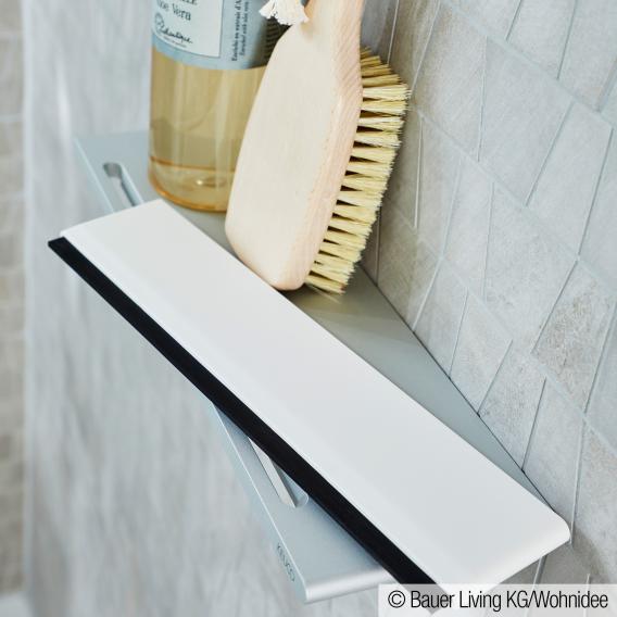 Tablette de douche avec raclette de douche | Keuco | Accessoires Salle de bain - {{L'entrepôt du bricoleur }}