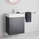 Meuble sous-lavabo avec 2 tiroirs Façade blanc mat/corps du meuble blanc mat | LAUFEN | Salle de bain - {{L'entrepôt du bricoleur }}