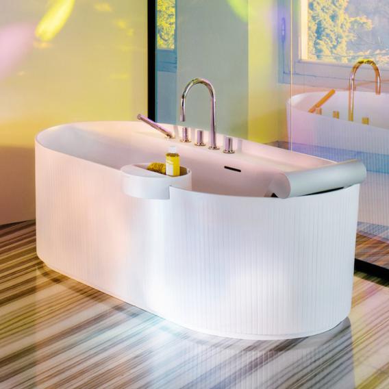 Baignoire ovale en îlot | LAUFEN SONAR | salle de bain - {{L'entrepôt du bricoleur }}
