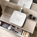 Vasque carrée blanc, avec MaxiClean | Roca inspira | Salle de bain - {{L'entrepôt du bricoleur }}