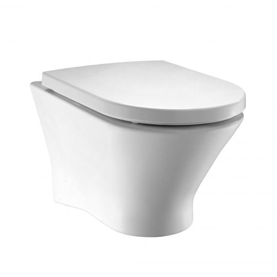 Toilettes suspendue à fond creux, sans bride, avec abattant | Roca Nexo - {{L'entrepôt du bricoleur }}