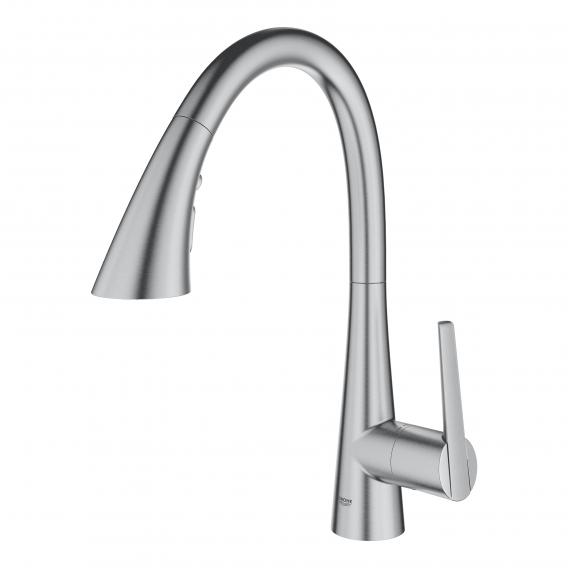 Mitigeur d’évier monocommande supersteel | Grohe | Cuisine - {{L'entrepôt du bricoleur }}