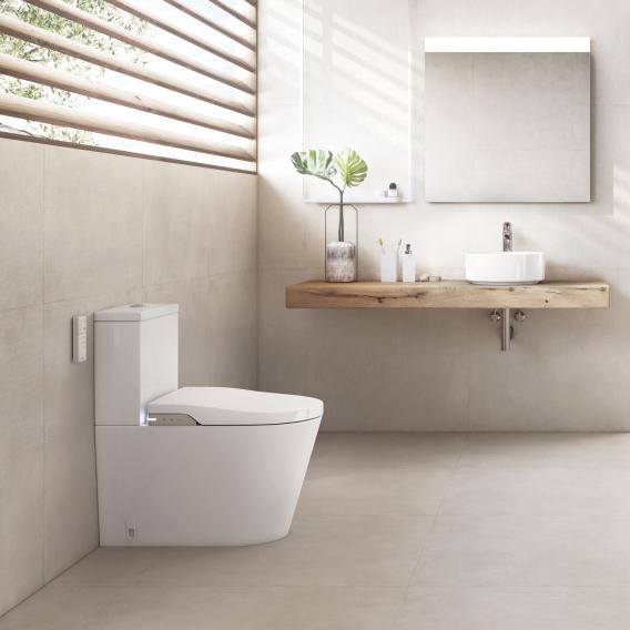 WC lavant sur pied, installation complète avec abattant | Roca Inspira In-Wash | salle de bain - {{L'entrepôt du bricoleur }}
