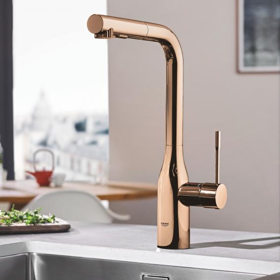 Mitigeur évier avec douchette double extractible | Grohe | Cuisine - {{L'entrepôt du bricoleur }}